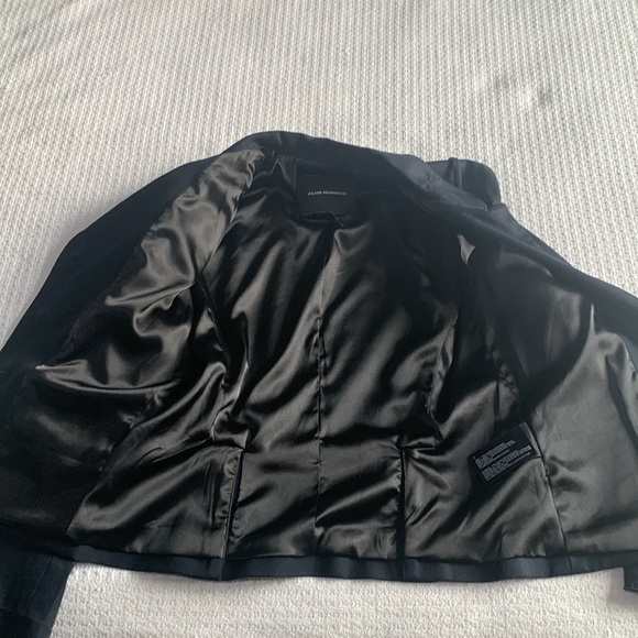 Club Monaco navy jacket with gold buttons size small - Picture 6 of 11